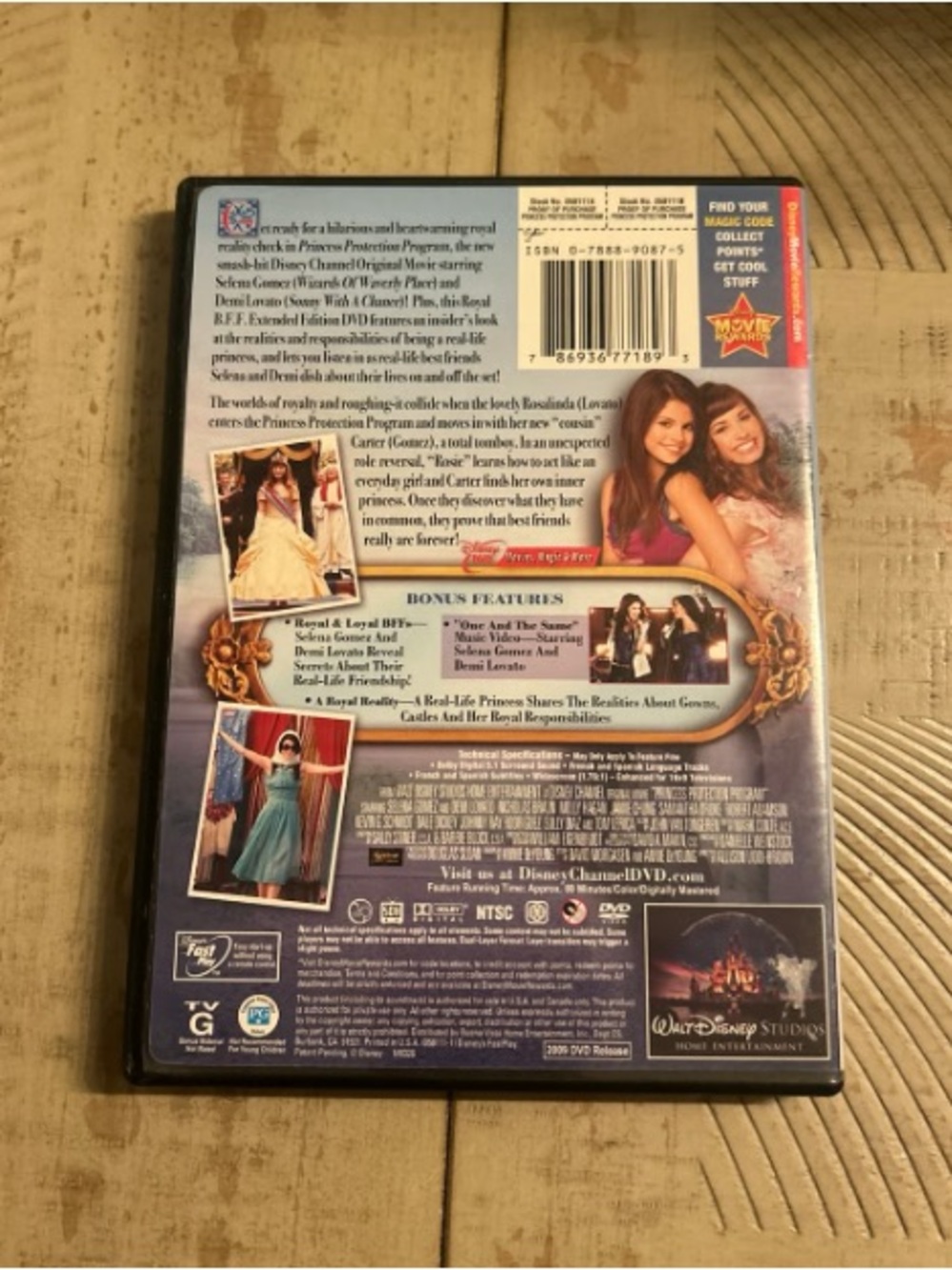 Princess Protection Program DVD - Yellow & Red Cover - Disney - Picture 2 of 2
